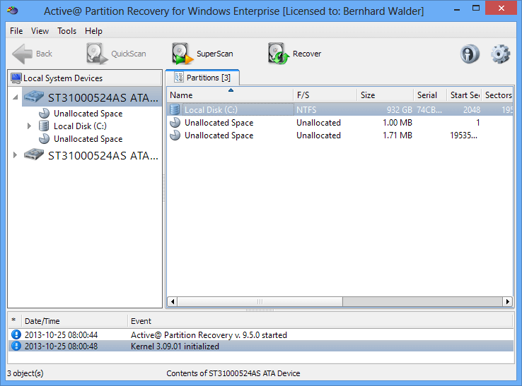      Active Partition Recovery Pro